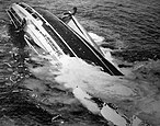 Bild på Andrea Doria tagen av Harry A. Trask, Pulitzerpriset 1957