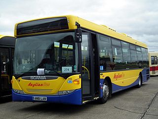 Anglian Bus bus operator based in Beccles in the English county of Suffolk