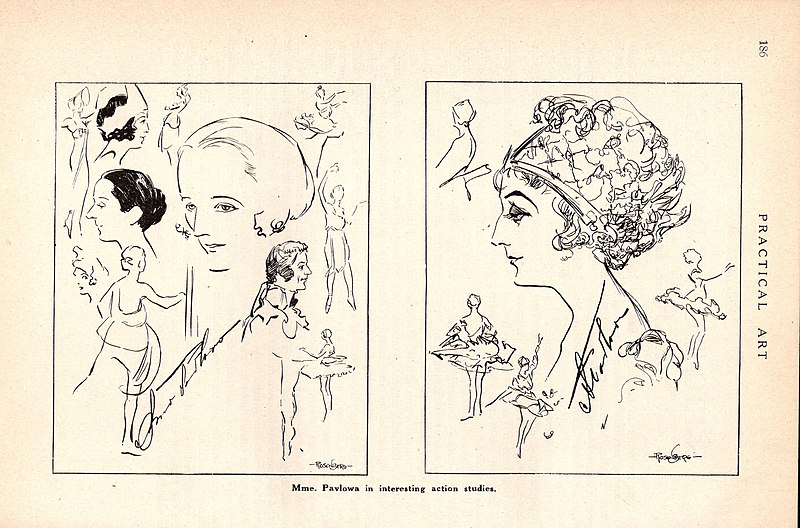 File:Anna Pavlova signed sketches by Manuel Rosenberg, 1922.jpg