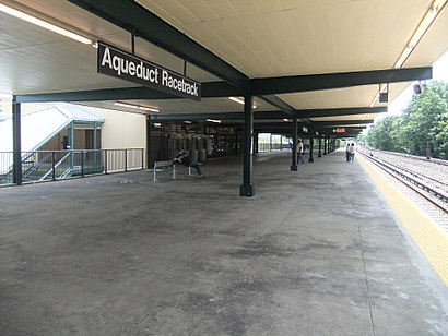 How to get to Aqueduct Racetrack Station with public transit - About the place