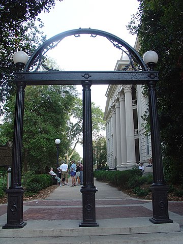 The Georgia Arch, the historic icon and symbol of the University of Georgia, is recognized by UGA alumni, faculty, and students around the world.