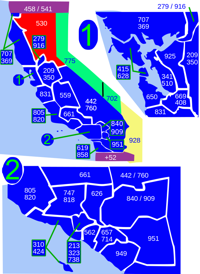 Area code 530 - Wikipedia