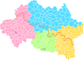 Arrondissement Moulins od 1800 do 1926 (modré)