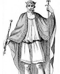 Король Этельвульф. Рисунок XVIII в.
