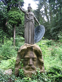 Athenebrunnen-Stuttgart Athene+Zeus