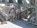 Attaching the link reinforcement set to the Medium Girder Bridge. Mosul, Iraq, 2003.jpg