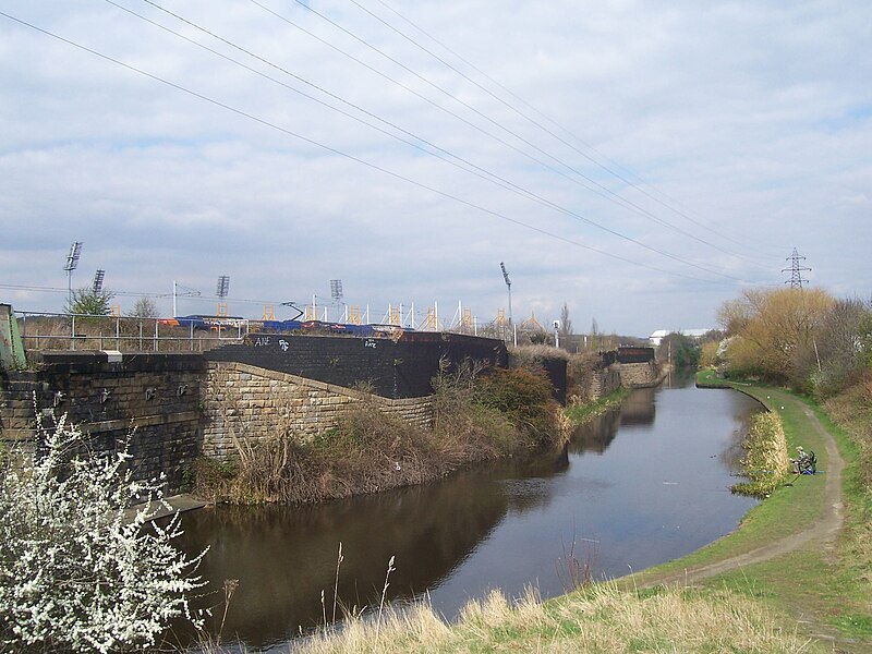 File:Attercliffe Station remains, on the Sheffield Canal.jpg
