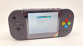 <span class="mw-page-title-main">ZX Spectrum Vega+</span> Handheld video game console based on the ZX Spectrum home computer