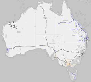 <span class="mw-page-title-main">Rail gauge in Australia</span> Railway gauges of Australia