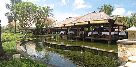 Many restaurants here have no external walls