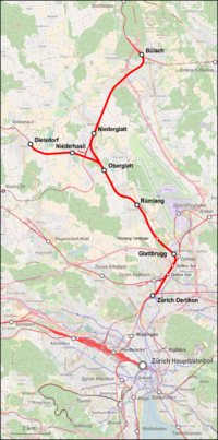 Thumbnail for Oerlikon–Bülach railway line