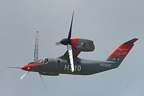 2007年パリエアショーにて航空機モードで飛行するAW609