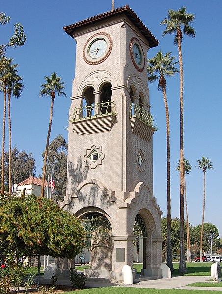 Image: Beale Memorial Clock Tower Exterior (cropped)