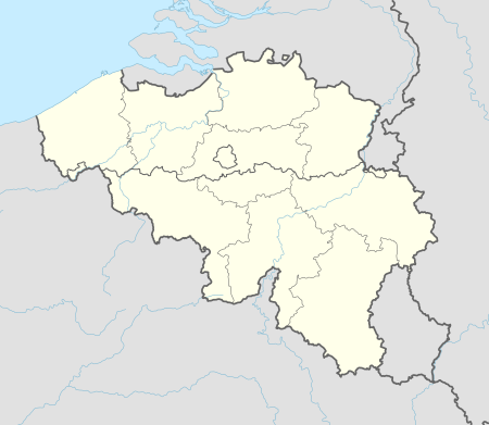 Giải bóng đá hạng nhất quốc gia Bỉ 1964–65 trên bản đồ Bỉ