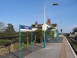 <span class="mw-page-title-main">Bempton railway station</span> Railway station in the East Riding of Yorkshire, England