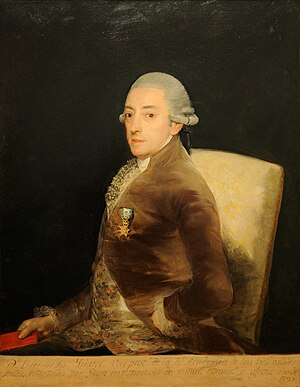 Bernardo de Iriarte va Nieves Ravelo tomonidan Goya.jpg