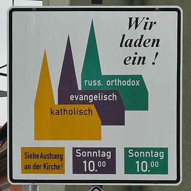 Getrennte Gottesdienste, aber gemeinsame Botschaft mir „Wir“