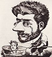 Caricature of Bizet, 1863, from the French magazine Diogène (Source: Wikimedia)