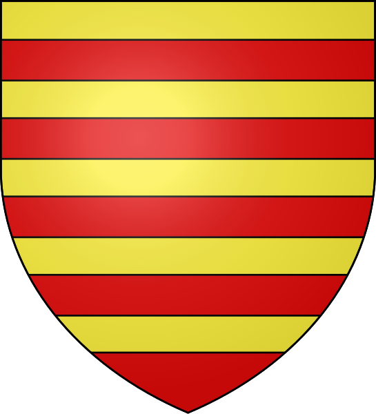 File:Blason-burelé-or-gueules.svg