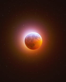 Long exposure image of the January 2019 lunar eclipse taken from Picacho Peak in southern Arizona Astrofalls 6.667 out of 10, SD 2.683