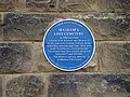 Blue plaque on the wall of the former police station in Masham 2024-04-13