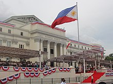 The museum was used as the venue for the inauguration of President Ferdinand Marcos, Jr. on June 30, 2022. Bongbong Marcos inauguration National Museum speech layo (Manila; 06-30-2022).jpg