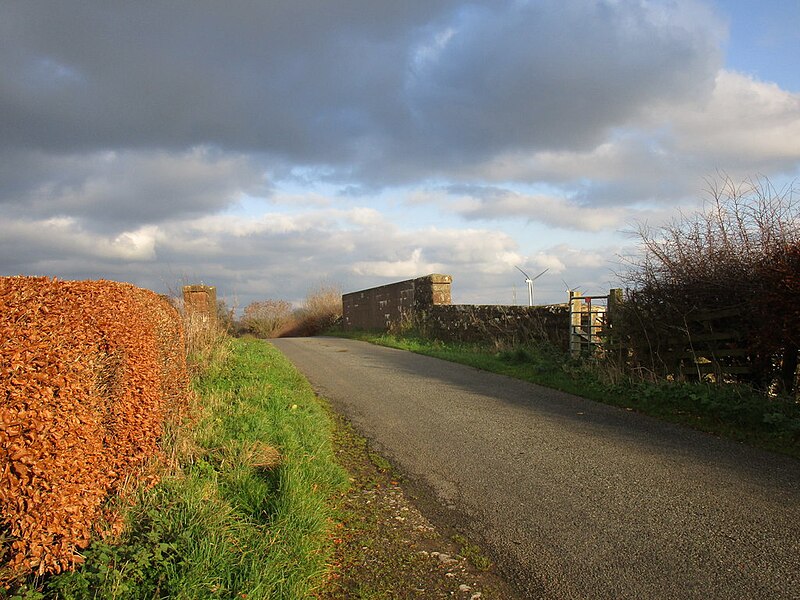 File:Bridge over the railway near Gretna - geograph.org.uk - 5983451.jpg