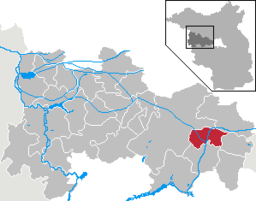 Läget för kommunen Brieselang i Landkreis Havelland