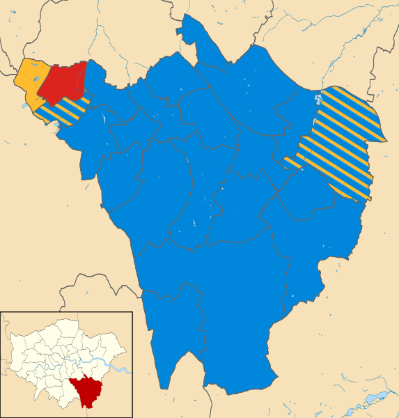 File:Bromley London UK local election 2010 map.svg
