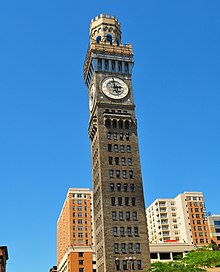 Emerson Bromo-Seltzer Tower, built in 1911, includes 15 stories that have been transformed into studio spaces for visual and literary artists. BromoSeltzertowerBaltimore.jpg