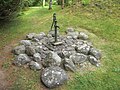 Svenska: Brunnen i NV delen av Avd. A, Alphems arboretum, Floby sn, Falköpings kn, Västergötland. Juli 2011.