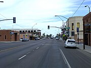 View of Historic Downtown Buckeye as seen from Monroe Ave.