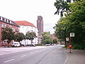 Deutsch: Die Bugenhagenkirche an der Schleidenstraße in Hamburg-Barmbek.