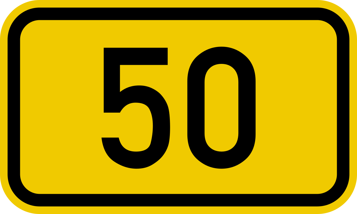 ファイル:Bundesstraße 50 number.svg - Wikipedia