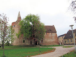 Burg Klempenow von Norden