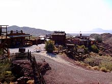 Calico in the evening Calico Ghost Town 2004.jpg