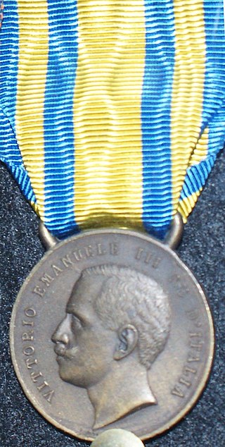 <span class="mw-page-title-main">Commemorative Medal of the Campaign in China</span> Italian military award