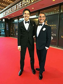 Campea, Cantor at 2017 Canadian Screen Awards for 'I, Pedophile'.jpg