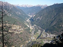 Skyline of Canal San Bovo