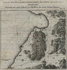 Mappa del monte nel 1700