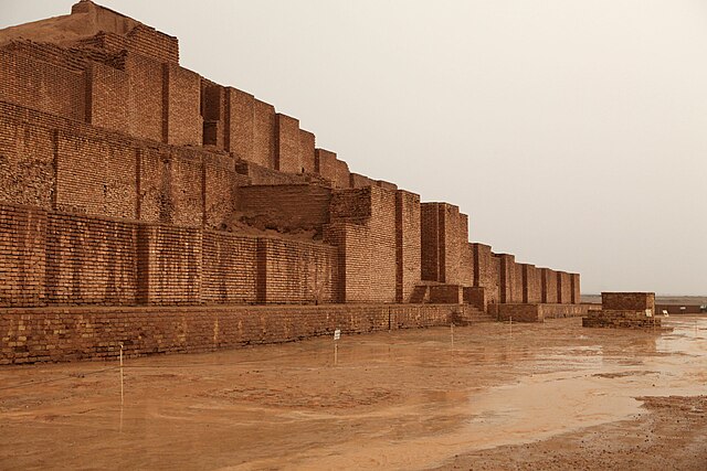 Elamite Ziggurat of Dur Untash in Persian Choqa Zanbil in Khuzestan, Iran, circa 1300 BC