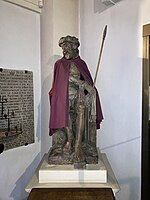 Christus op de koude steen in de Sint-Walburgakerk in Brugge
