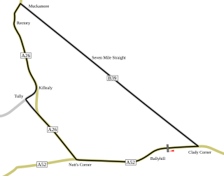 <span class="mw-page-title-main">Clady Circuit</span> Motorcycle racing circuit in Northern Ireland