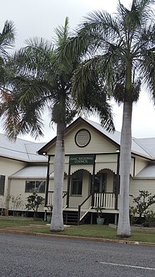 Offices of the Isaac Regional Council (formerly Broadsound Shire Council Chambers), 2016