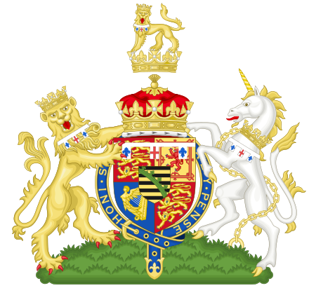 Coat of Arms of Arthur, Duke of Connaught and Strathearn, until 1917.svg