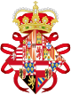 Coat of Arms of Infanta Isabella of Spain as Governor Monarch of the Low Countries.svg