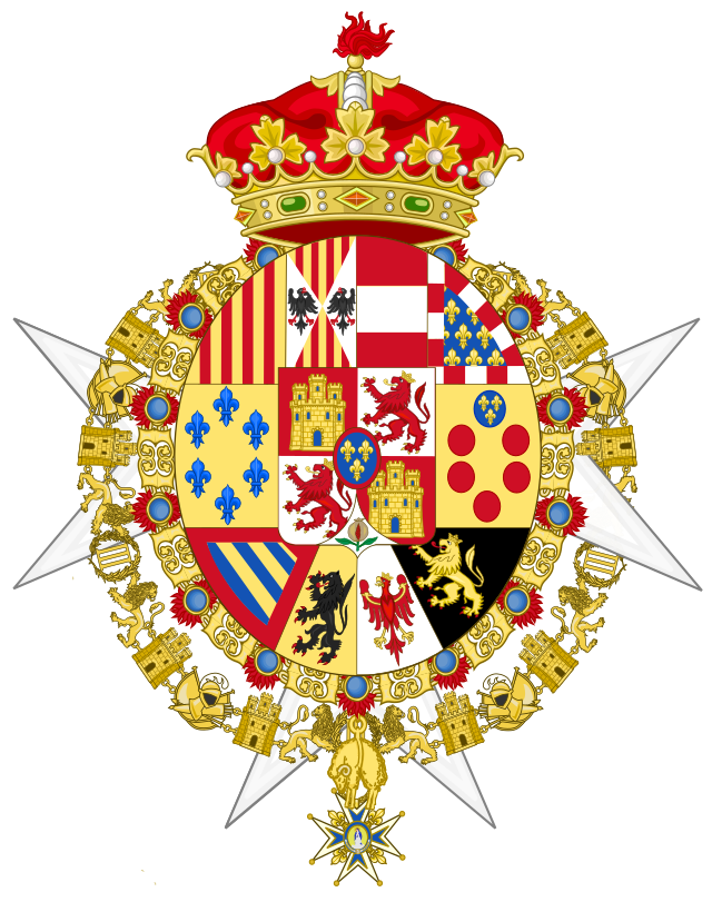 Description de l'image Coat of Arms of Infante Sebastian of Spain.svg.