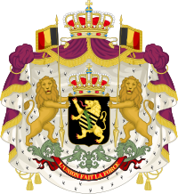 Coat of Arms of Prince Leopold, Duke of Brabant (1859-1869).svg