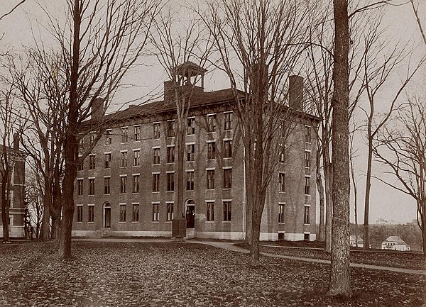 South College of the original Waterville College campus.