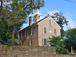 Concord School in the Germantown area of Philadelphia, believed to be the site of the founding of the Junior Order of United American Mechanics. Concord School Gtown.jpg